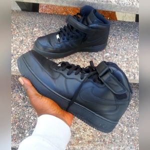 Nike Air Force 1 all black men size 14